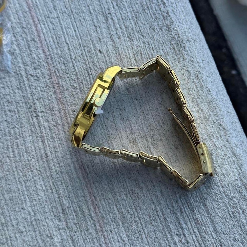 Gold Cream Dial Watch - Picture 5 of 5